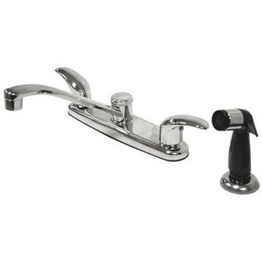 Kingston Brass GKB6272LL Water Saving Legacy Centerset Kitchen Faucet, Polished Brass Kitchen Faucet Kingston Brass
